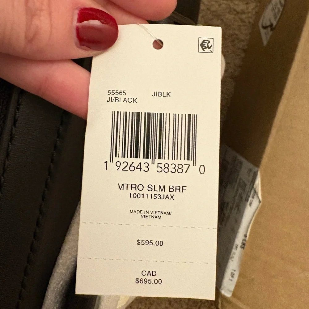 Black unisex laptop bag/briefcase - Picture 6 of 6